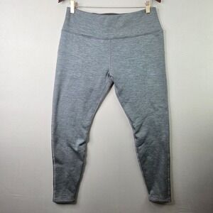 Swiss Alps Leggings High Rise Space Dye Gray Large L Activewear Hiking Gym Tight